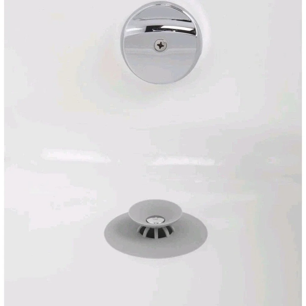 2 Umbra Flex Drain Stop Hair Catcher Universal Silicone Grey New Bathtub Shower